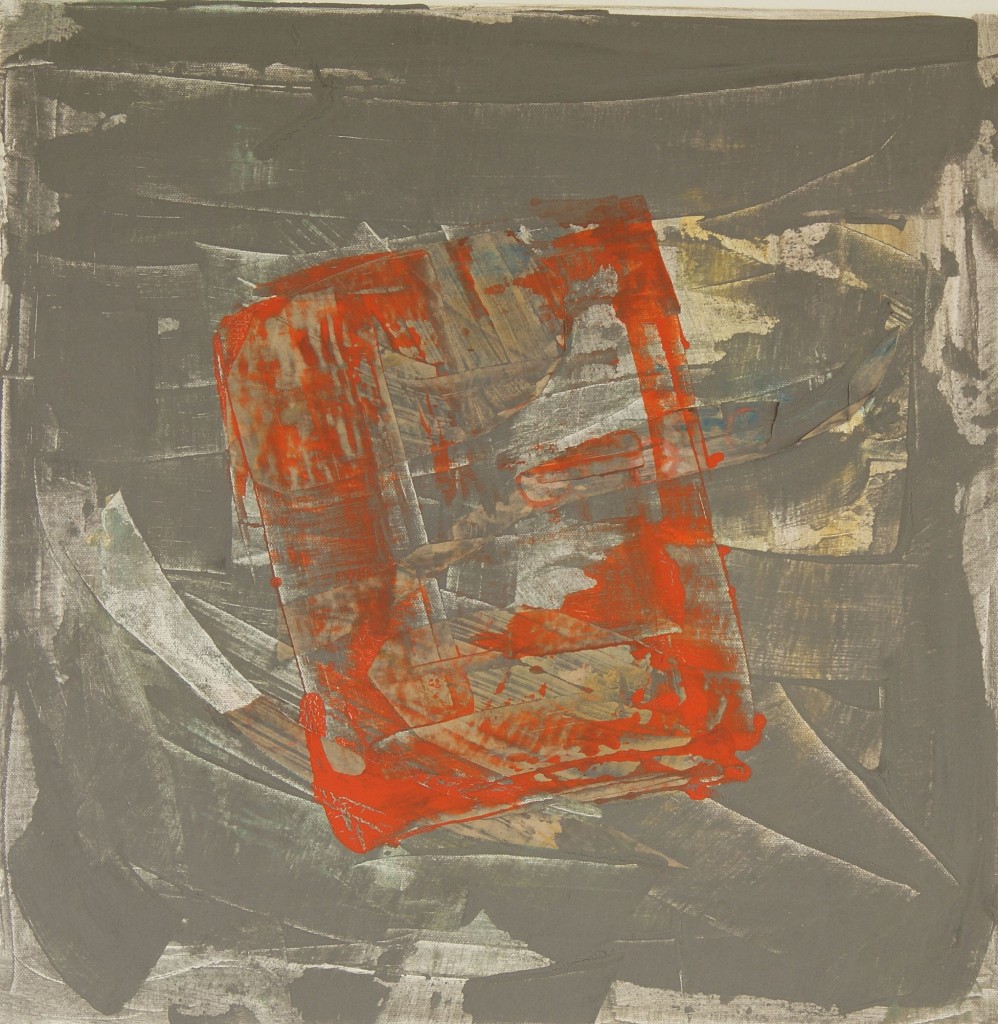 Die Nachricht Collage 50x50cm Christiane Herold