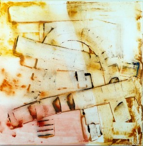 Aus der Serie "Memories" Bild 5 Mischtechnik 50x50 cm Christiane Herold