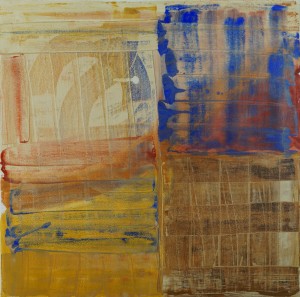 Aus der Serie: "Patterns of behavior" Bild 1 60x60 cm Mischtechnik Christiane Herold