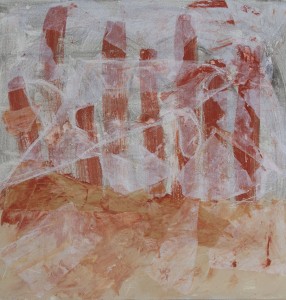 Nebelgeister Collage 50x50cm Christiane Herold 2014