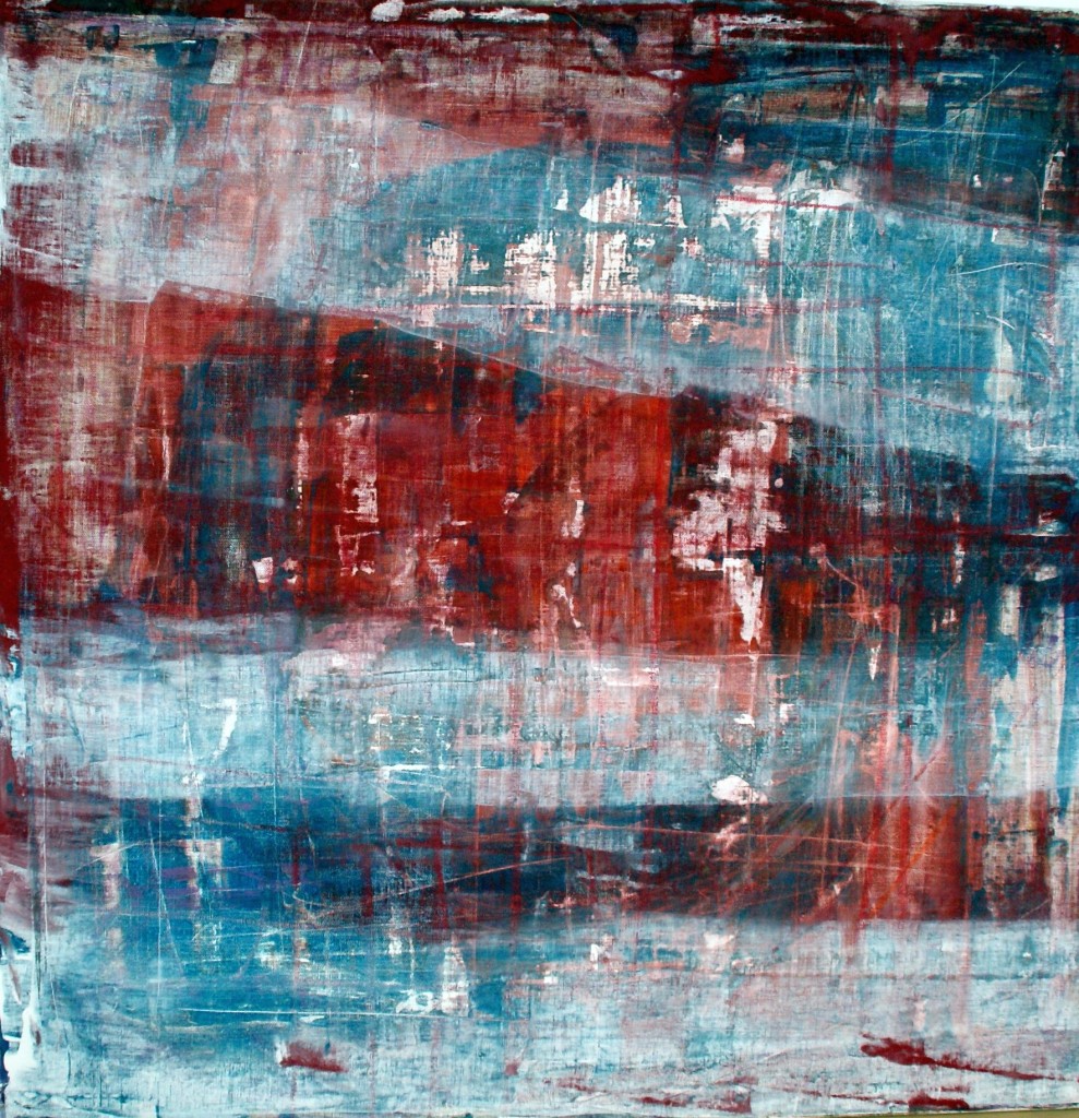 Wechsellicht I Mischtechnik auf Leinwand Größe: 80x80 cm Christiane Herold 2014