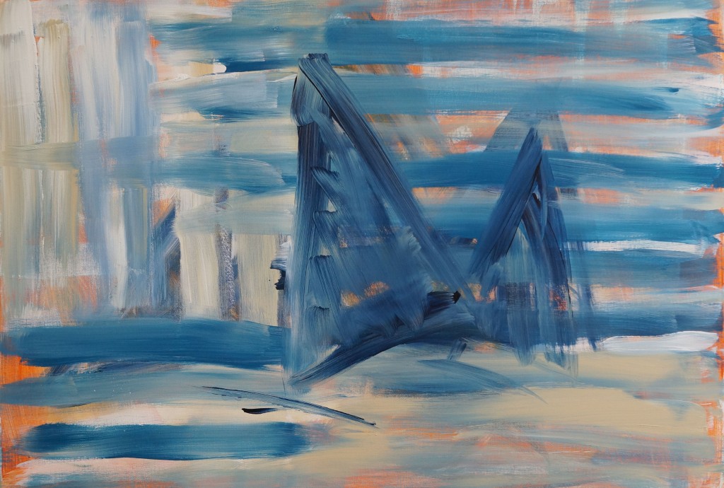 Stadtstrände Bild 1 70x100 Acryl auf Leinwand