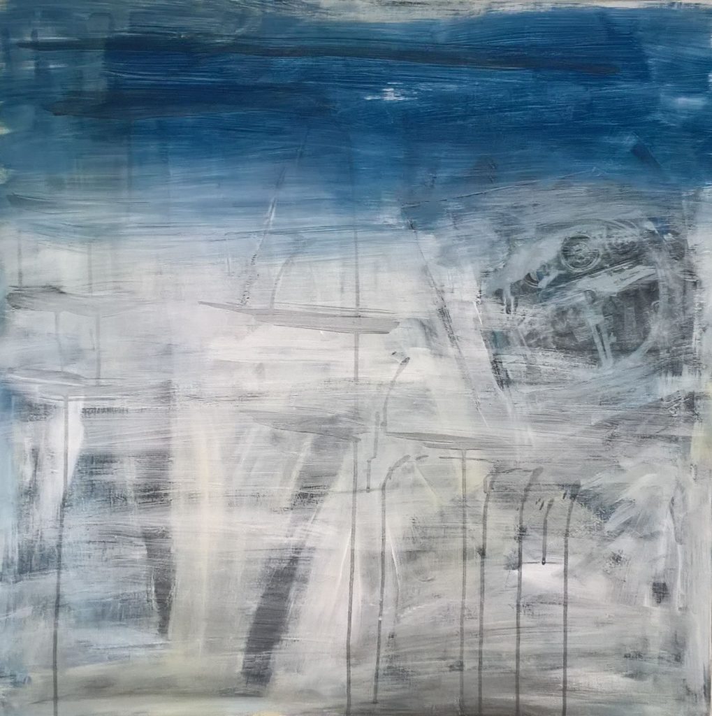 ikonen, Bild 1 80x80 Acryl auf Leinwand