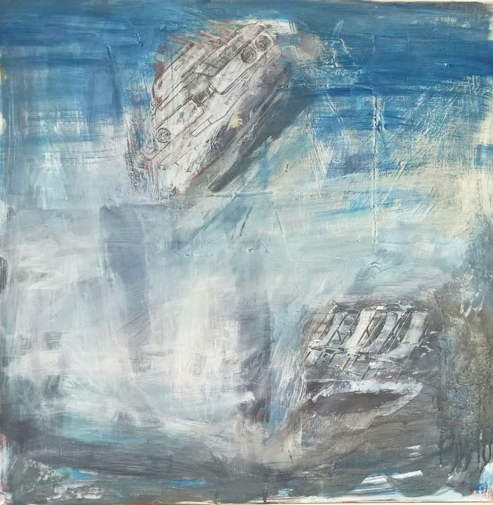 ikonen 442... 80x80 Acryl auf Leinwand